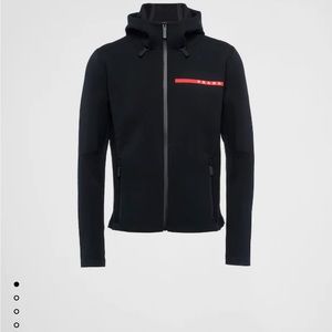 Prada Techno Piqué hoodie NWT